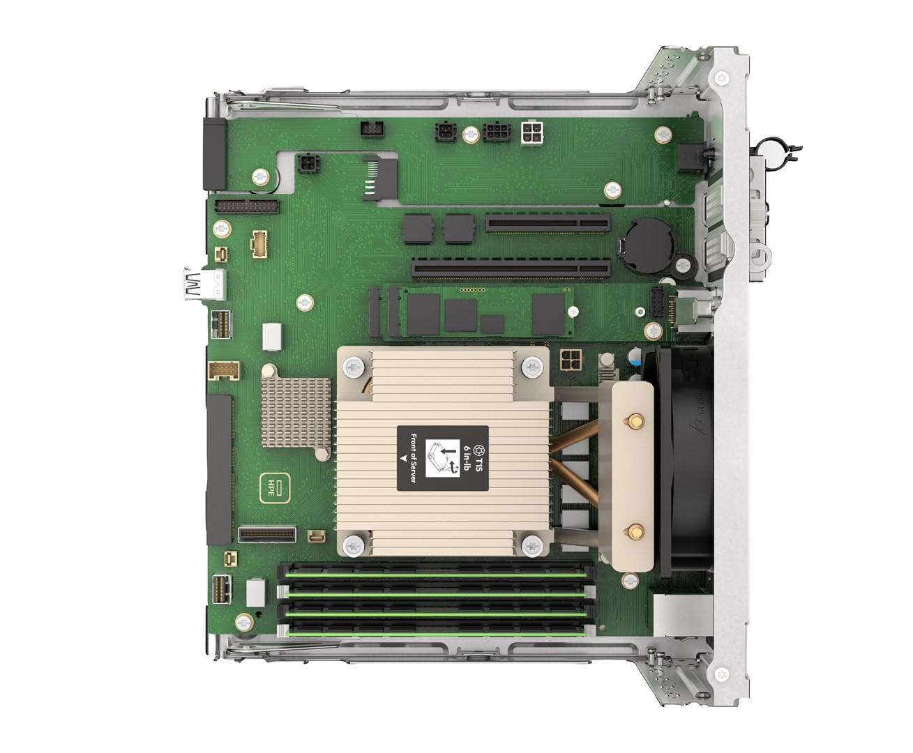 HPE ProLiant MicroServer Gen11 E-2414 2.6GHz 4-core 1P 16GB-U VROC 4LFF-NHP 180W External PS Server