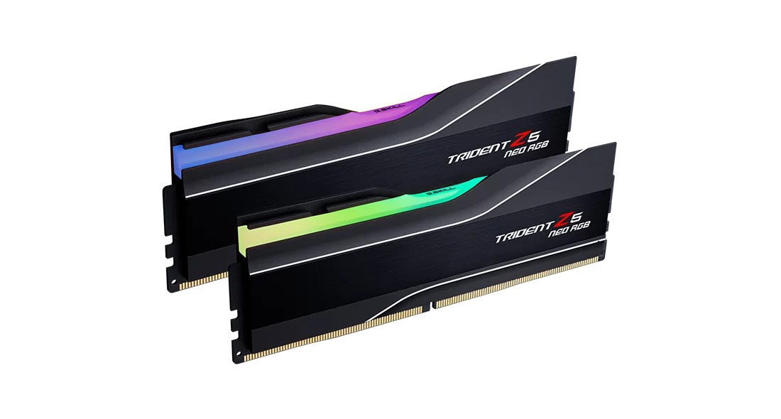 G.Skill Trident Z5 Neo RGB F5-6000J4048F24GX2-TZ5NR memory module 48 GB 2 x 24 GB DDR5 288-pin DIMM