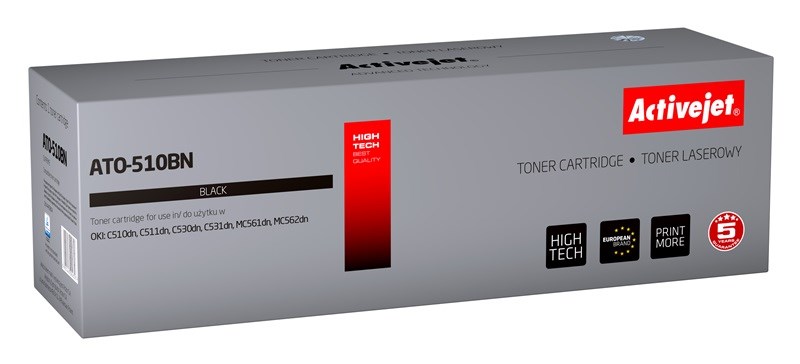 Activejet ATO-510BN toner (replacement for OKI 44469804; Supreme; 5000 pages; black)