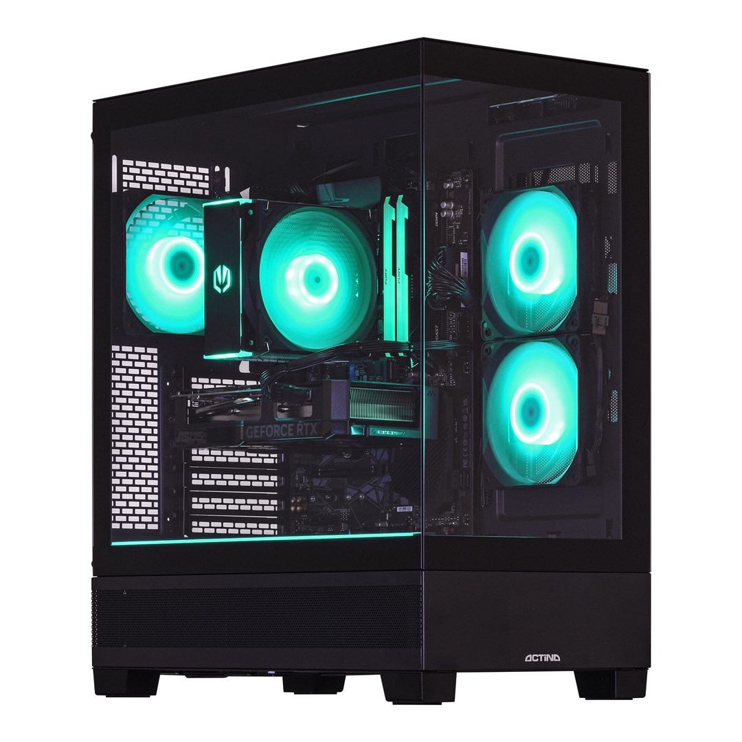 Actina 5901443440208 PC AMD Ryzen™ 5 5500 16 GB DDR4-SDRAM 1 TB SSD AMD Radeon RX 6500 XT Midi Tower Black