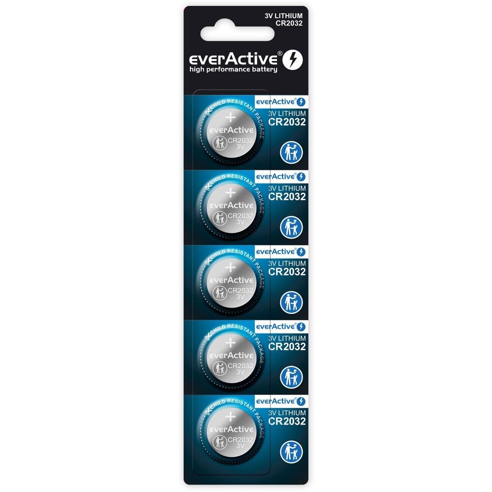 Everactive CR20325BL household battery Single-use battery CR2032 Lithium
