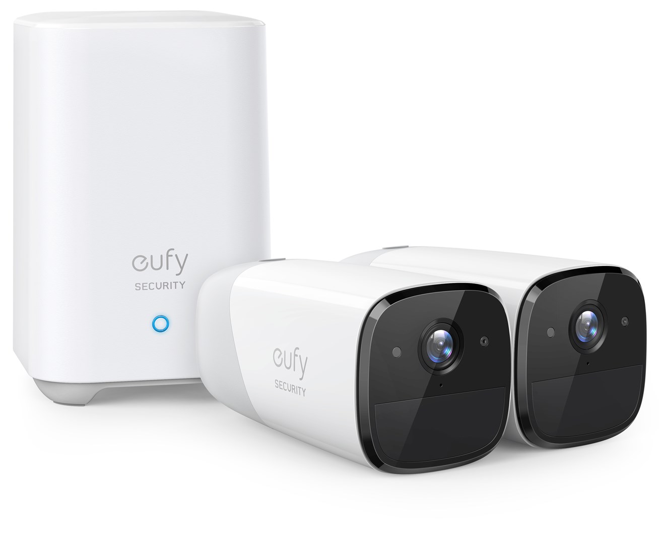 Eufy Security EufyCam 2 Pro Wireless Home Security Camera System 365-Day Battery Life HomeKit Compatibility 2K Resolution IP67 Weatherproof Night Vision 2-Cam Kit No Monthly Fee