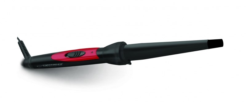 Esperanza EBL007 Curling Iron Warm Black Red 1.7 M
