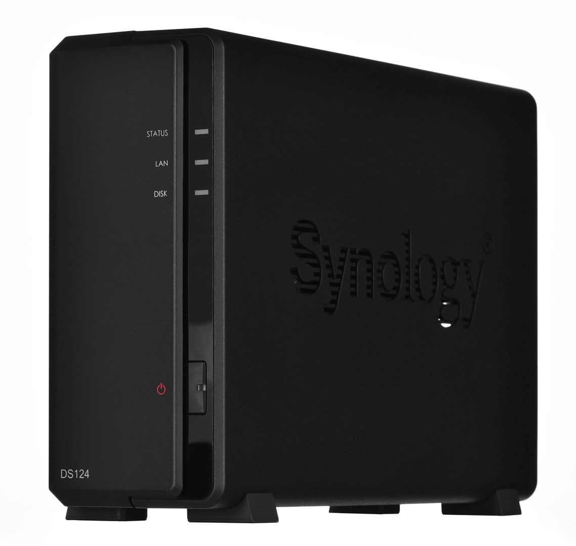 Synology DiskStation DS124 NAS/storage server Desktop Realtek RTD1619B 1 GB DDR4 0 TB DiskStation Manager Black