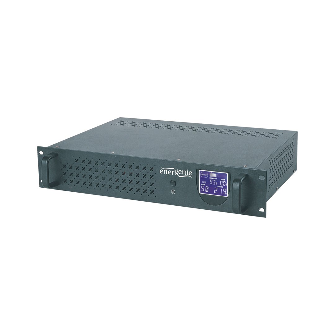 Gembird - Ups Rack 19'' 3.4u 1500va 4xiec 230v Out Iec14 In Rj11 Usb Lcd Line-Interactive 1.5 KVA 900 W 4 AC Outlet(S)