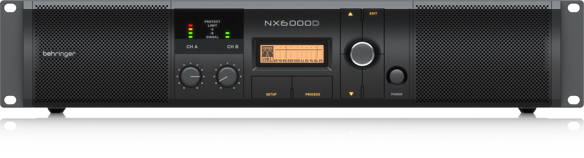 Behringer NX6000D Audio Amplifier 2.0 Channels Home Black