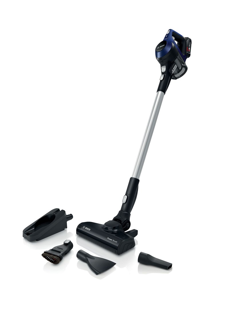 Bosch Serie 6 BBS611MAT Stick Vacuum/Electric Broom 2-In-1 Stick Vacuum Battery Dry Bagless 0.3 L Blue 2.5 Ah