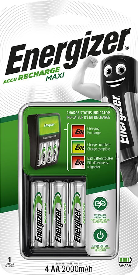 Energizer Maxi Charger battery charger AC