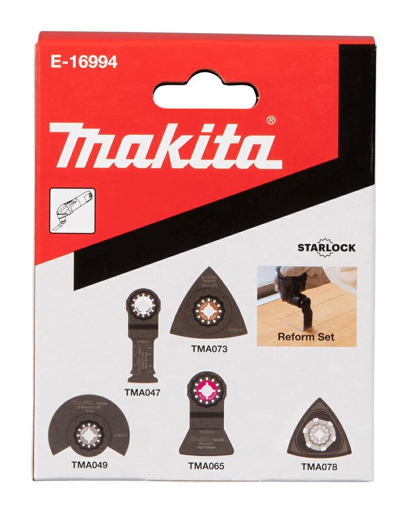 Makita MT Renovation Set 5pcs. (TMA047/49/65/73/78