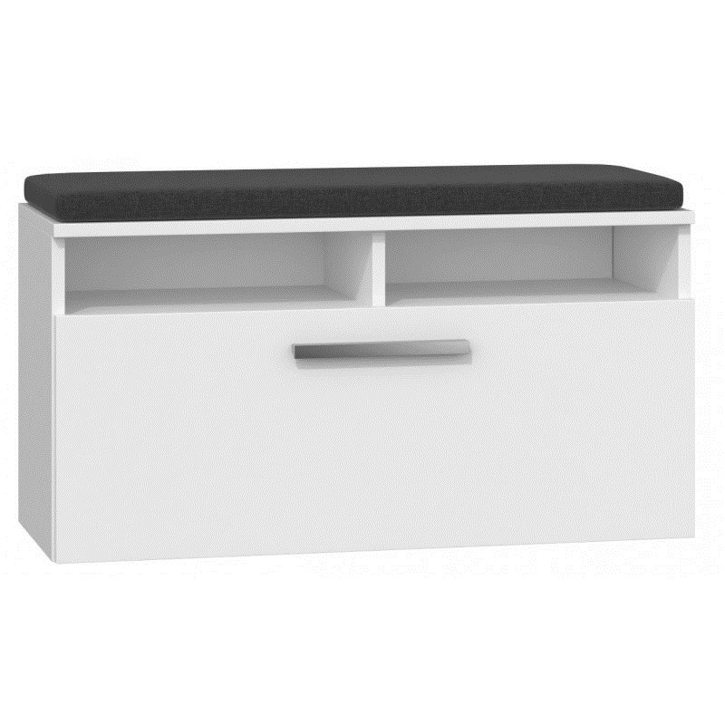 Topeshop RIVA SZAFKA BIEL Shoe Organizer Closed White