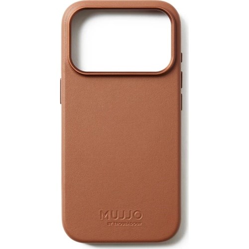 Mujjo Full Leather Case MagSafe Case For IPhone 17 Pro Brown