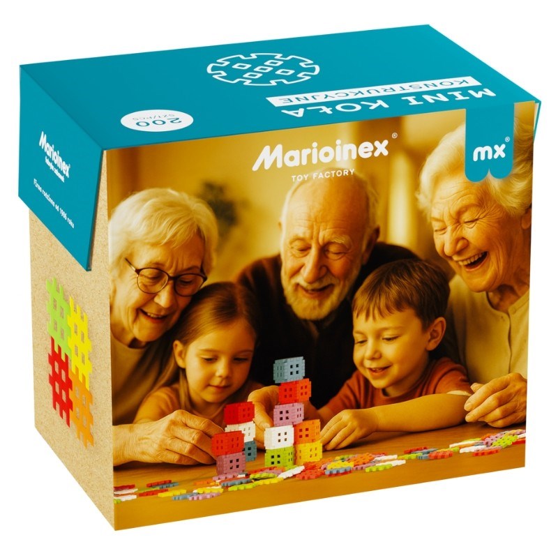 MARIOINEX Mini Waffle Building Blocks Set 200 Pieces