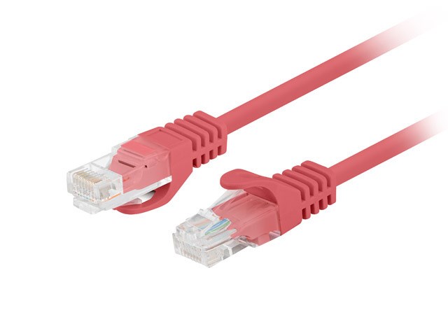 Lanberg PCU6-20CC-0100-R networking cable Red 1 m Cat6 U/UTP (UTP)