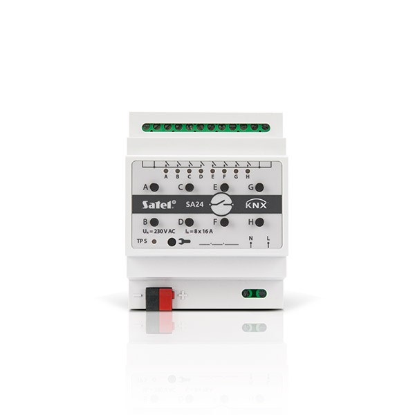 SATEL KNX 8-Channel Switching Actuator KNX-SA24