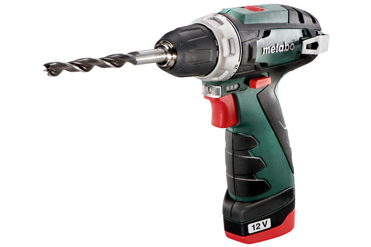 Metabo POWERMAXX BS BASIC 1400 RPM Keyless 800 G Black Red