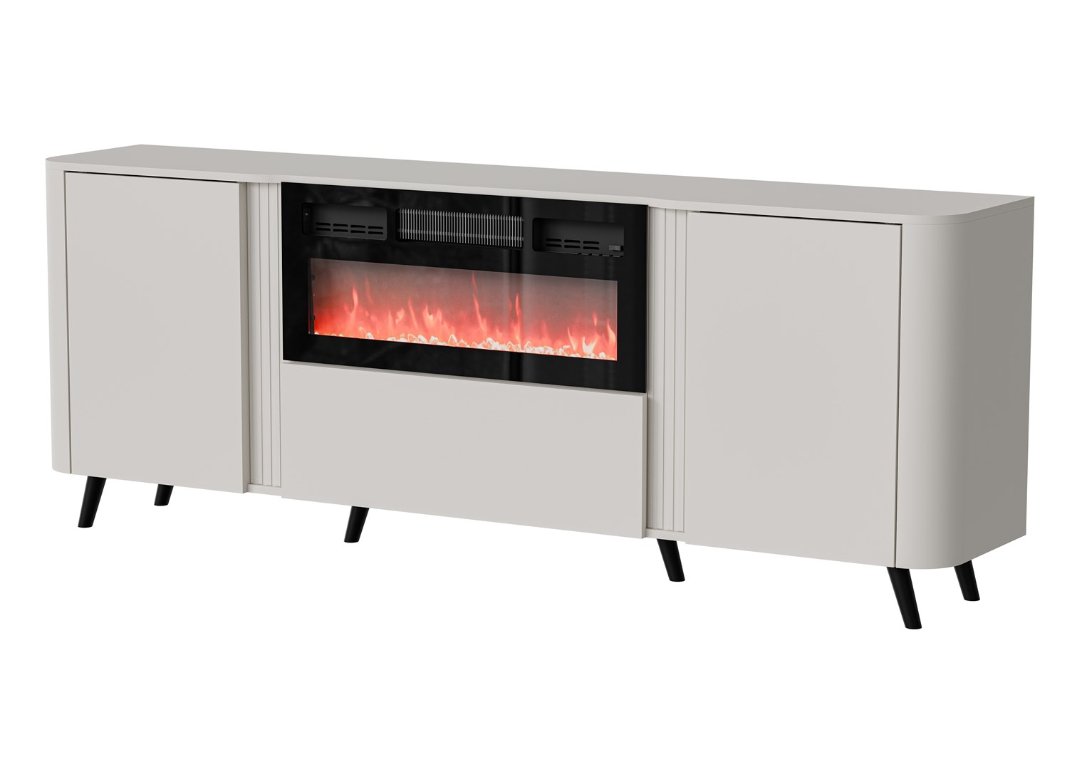 Cama Volare Chest Of Drawers 200 X 39 X 75 Cm Cashmere Fireplace