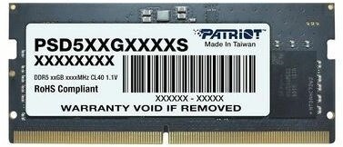 Patriot Memory Signature Line PSD532G56002S memory module 32 GB 1 x 32 GB DDR5 262-pin SO-DIMM