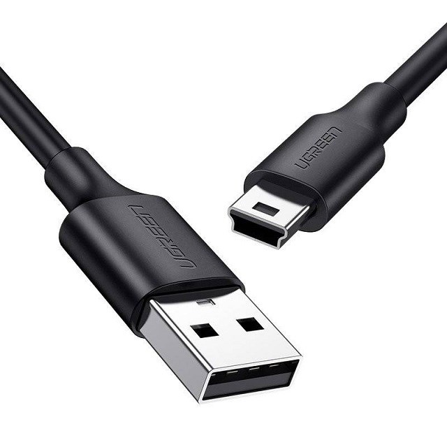 Ugreen USB Cable - Mini USB 480 Mbps 3 M US132 (Black)
