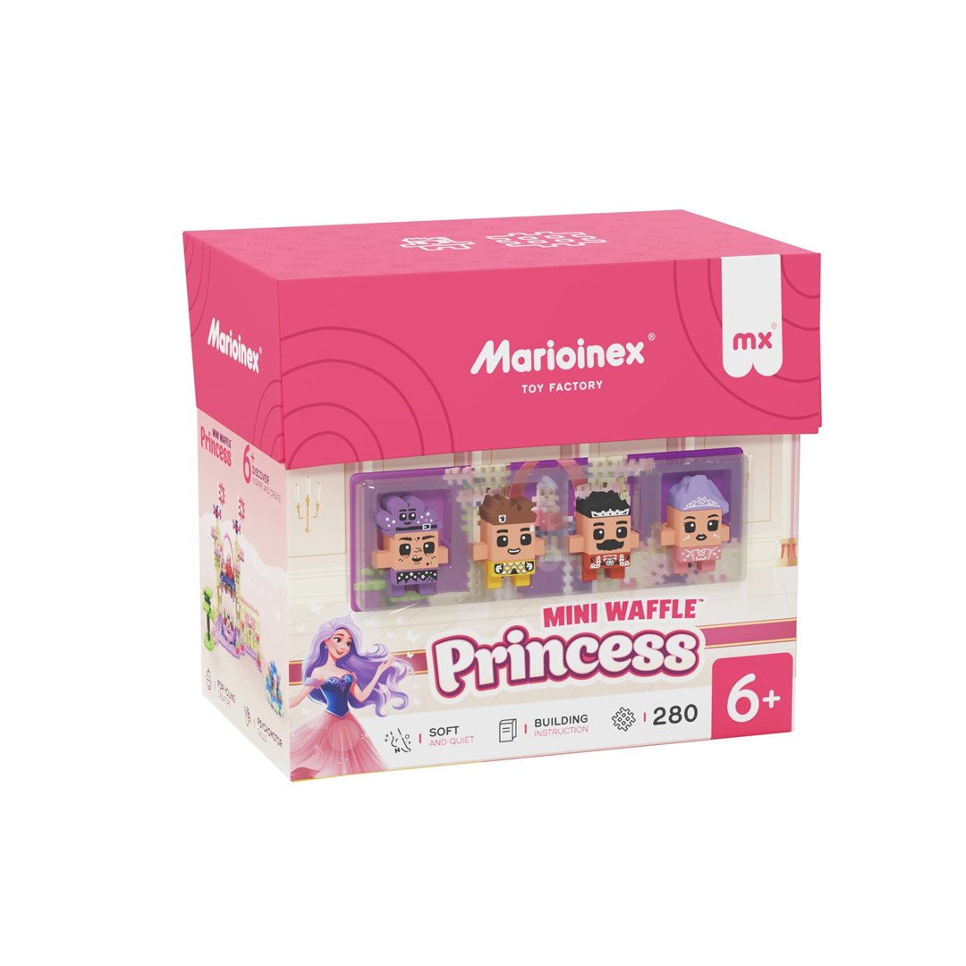 MARIOINEX Mini Waffle Princess Bricks 280 Pieces
