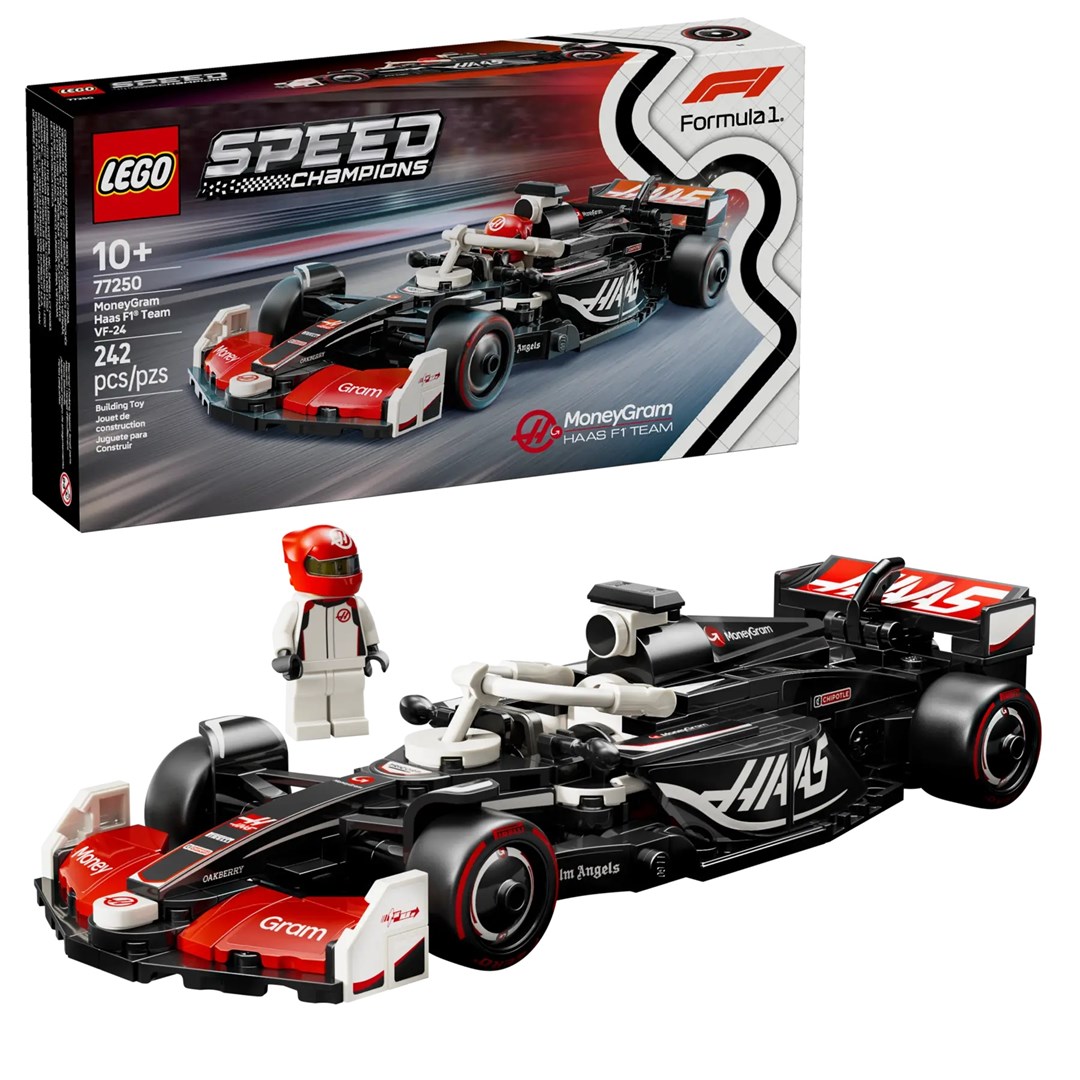 LEGO Speed Champions MoneyGram Haas F1 Team VF-24 Rennauto 77250