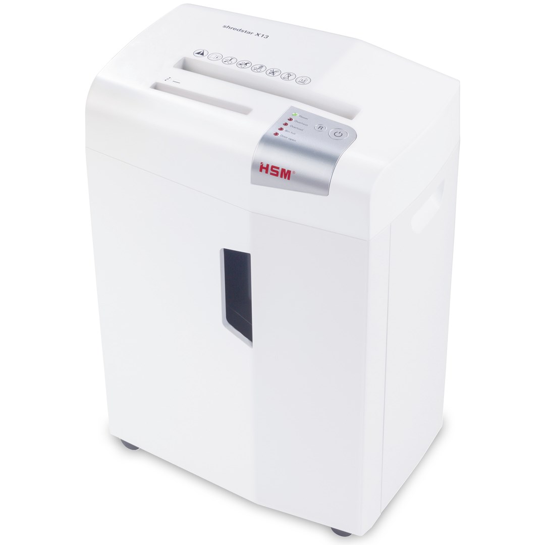 HSM Shredstar X13 Document Shredder 4 X 37 Mm Separate CD-Cutting Mechanism