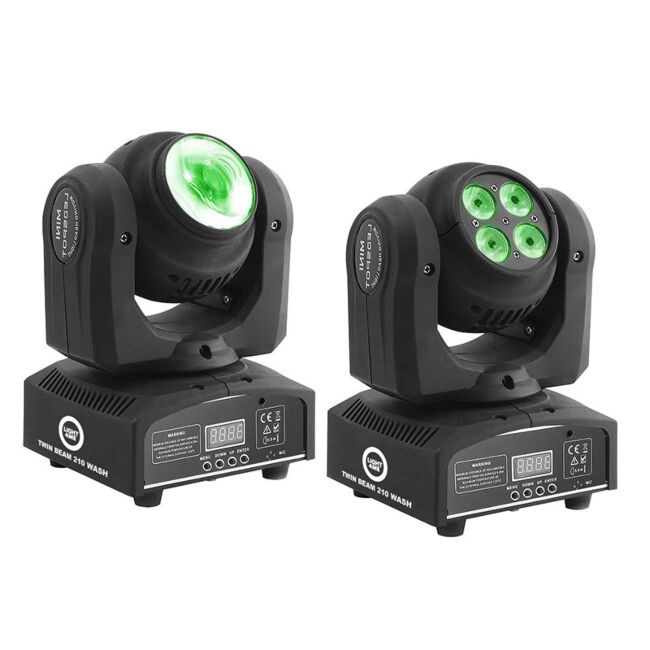 LIGHT4ME TWIN BEAM 210 WASH Mini Moving Head L