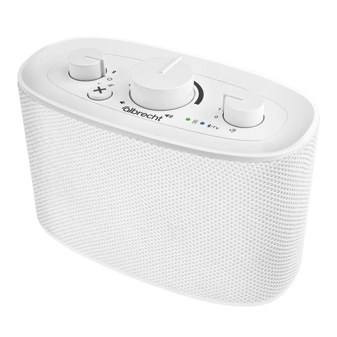 Albrecht Klaro Stereo Portable Speaker White 4 W