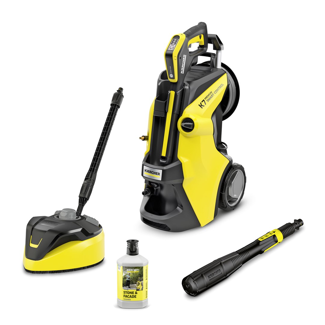 KäRcher K 7 Premium Smart Control Flex Home Pressure Washer Upright Electric 600 L/H Black Yellow