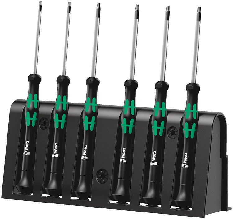 Precision Torx Screwdrivers With Hole Stand 6 Pcs