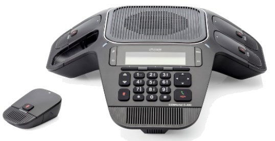 Auerswald COMfortel C-400 Prof. IP-Konferenz-Telefon Black