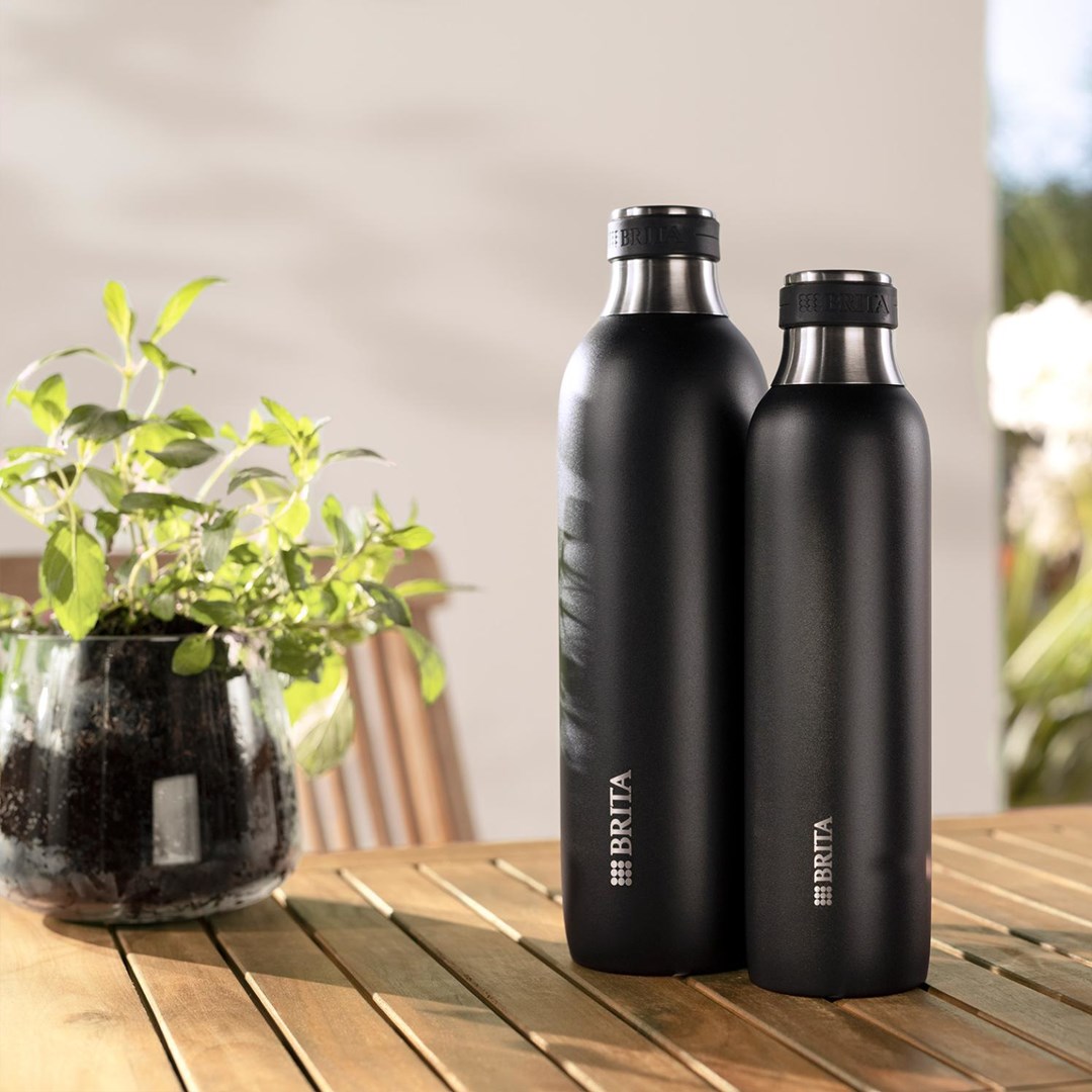 Brita SodaTRIO Bottle (0.65 L; Black)