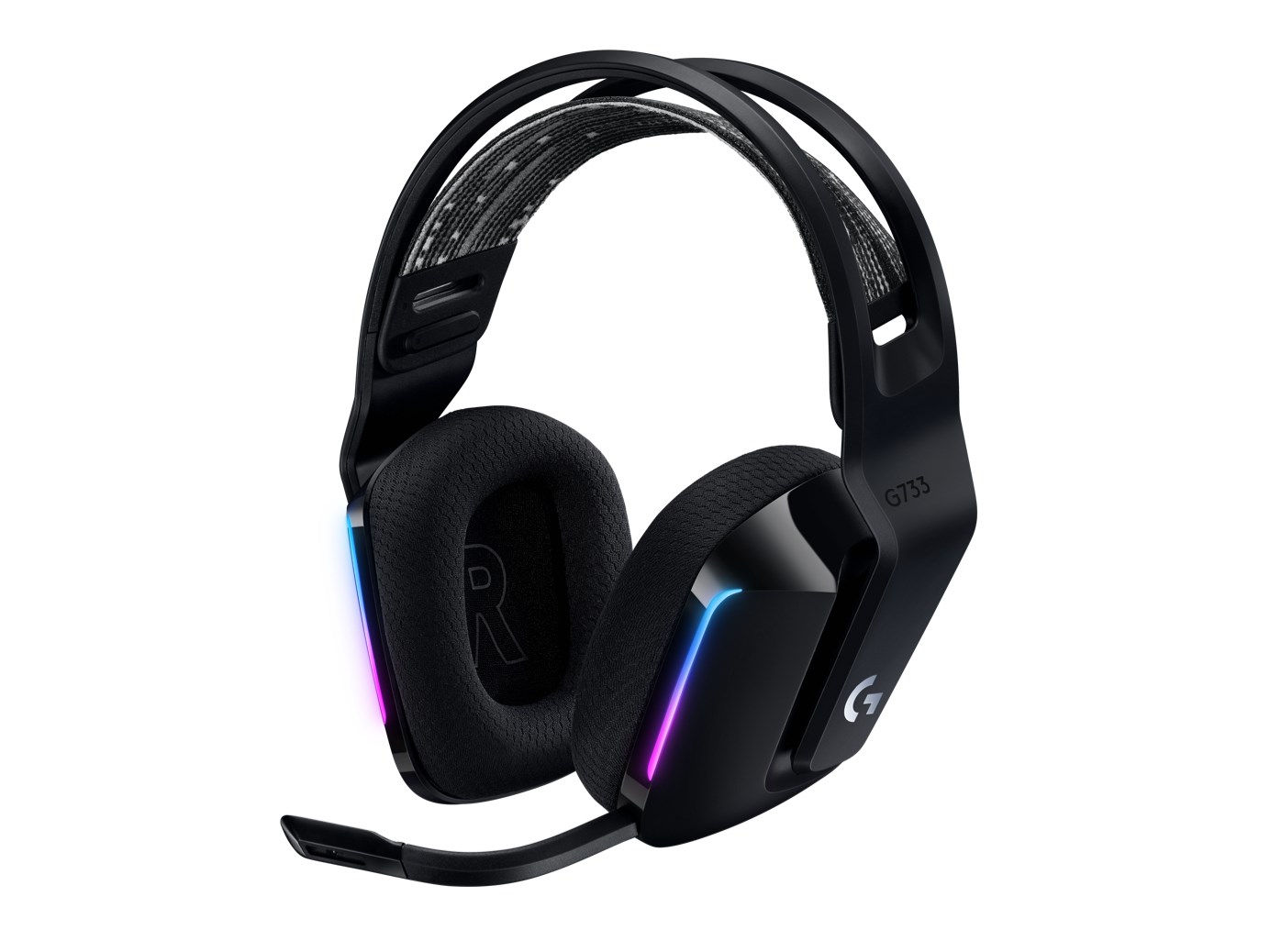 Logitech G733 LIGHTSPEED Wireless RGB Gaming Headset - Black