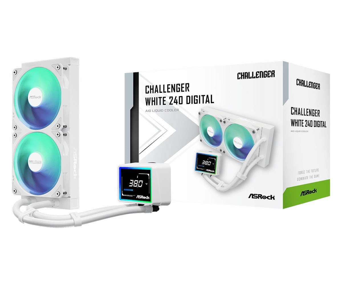 K ASRock Challenger White 240 Digital