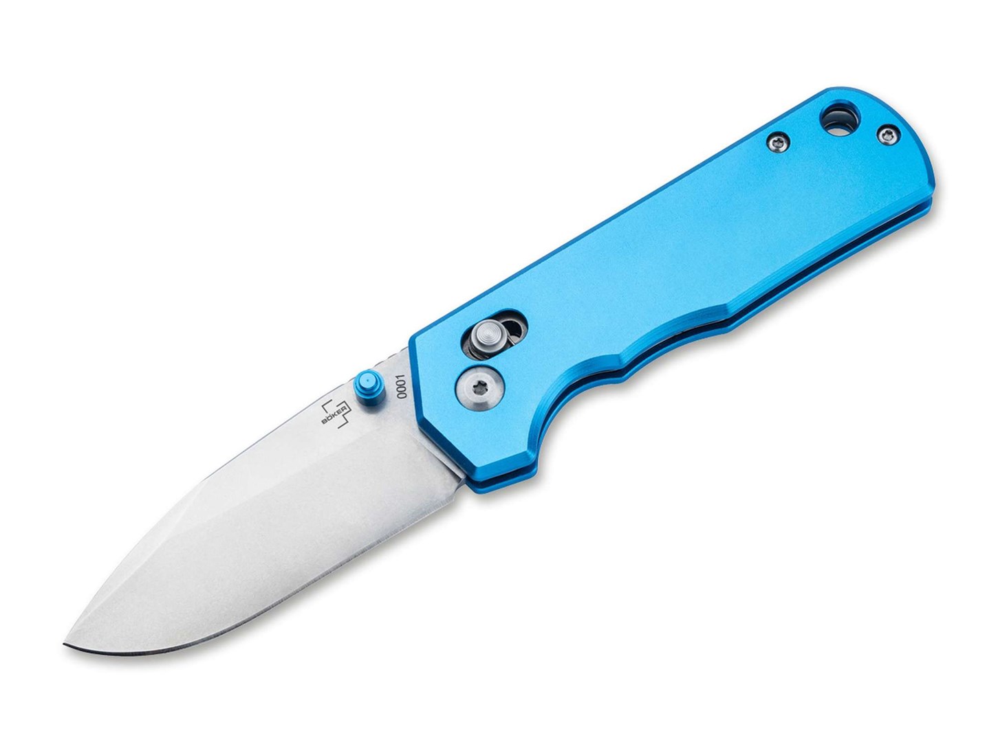 Nóż BöKer Plus Rockstub Blue Elox 14C28N