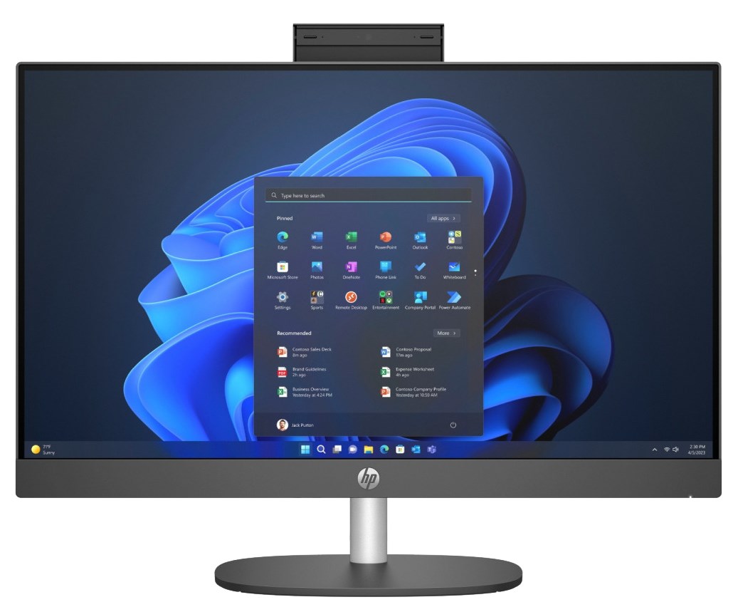 HP Pro 240 G10 All-In-One Desktop PC Intel® Core™ I5 16 GB DDR4-SDRAM 512 GB SSD Windows 11 Pro Black