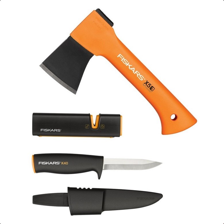 CAMPING SET: X5 AXE KNIFE SHARPENER