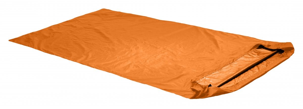 ORTOVOX Bivy Double Adult Rectangular Sleeping Bag Polyurethane Blue Orange