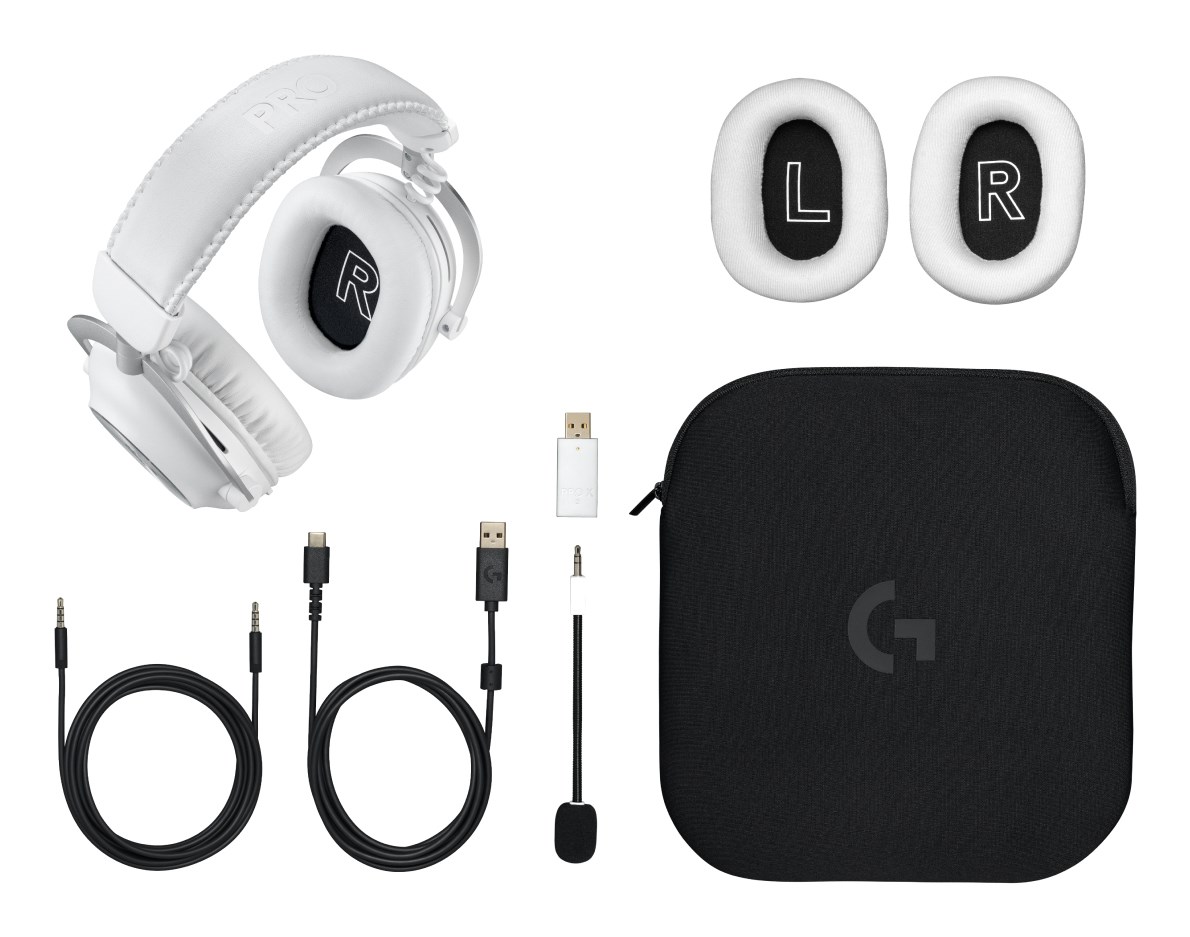 Logitech PRO X 2 LIGHTSPEED Wireless Gaming Headset - White