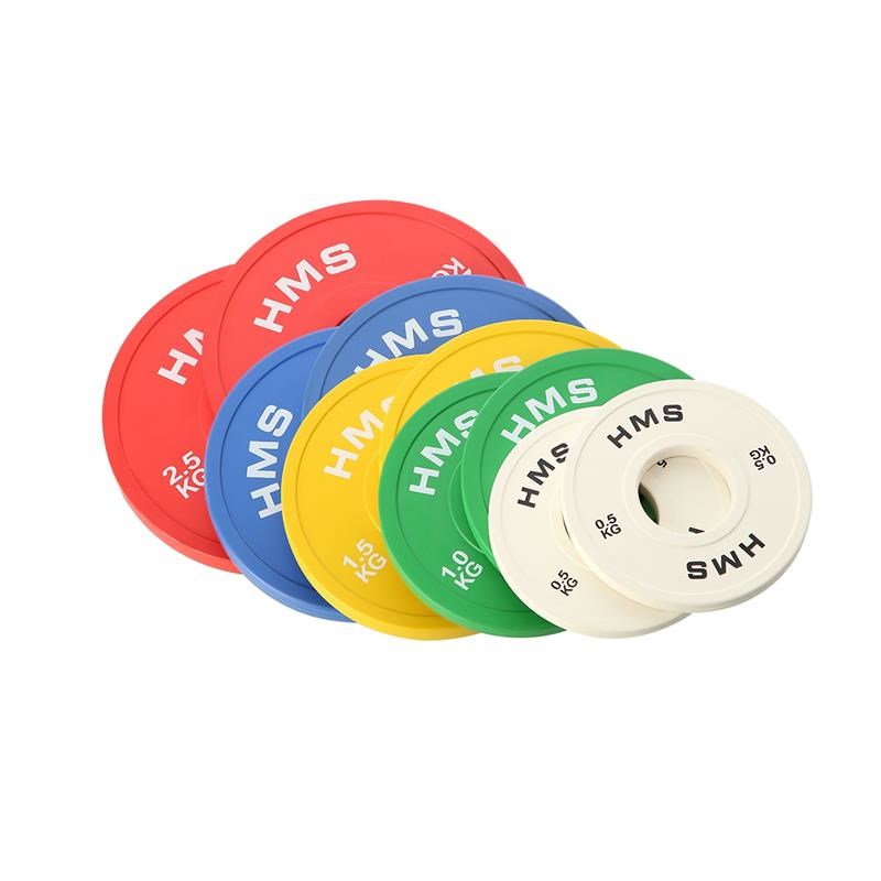 Olympic Bumper Plates Set 2x (0.5kg 1kg 1.5kg 2kg 2.5kg) HMS CBRS Set