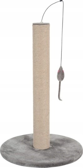 Zolux Cat Scratching Post With Toy 63 Cm - Grey