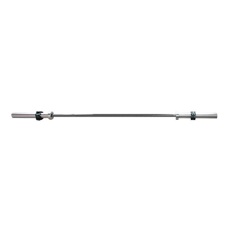 GO320 ZG1000 BLACK OLYMPIC BAR 14.8KG 1830MM HMS WITH JAW BLACK LOCK CLAMPS