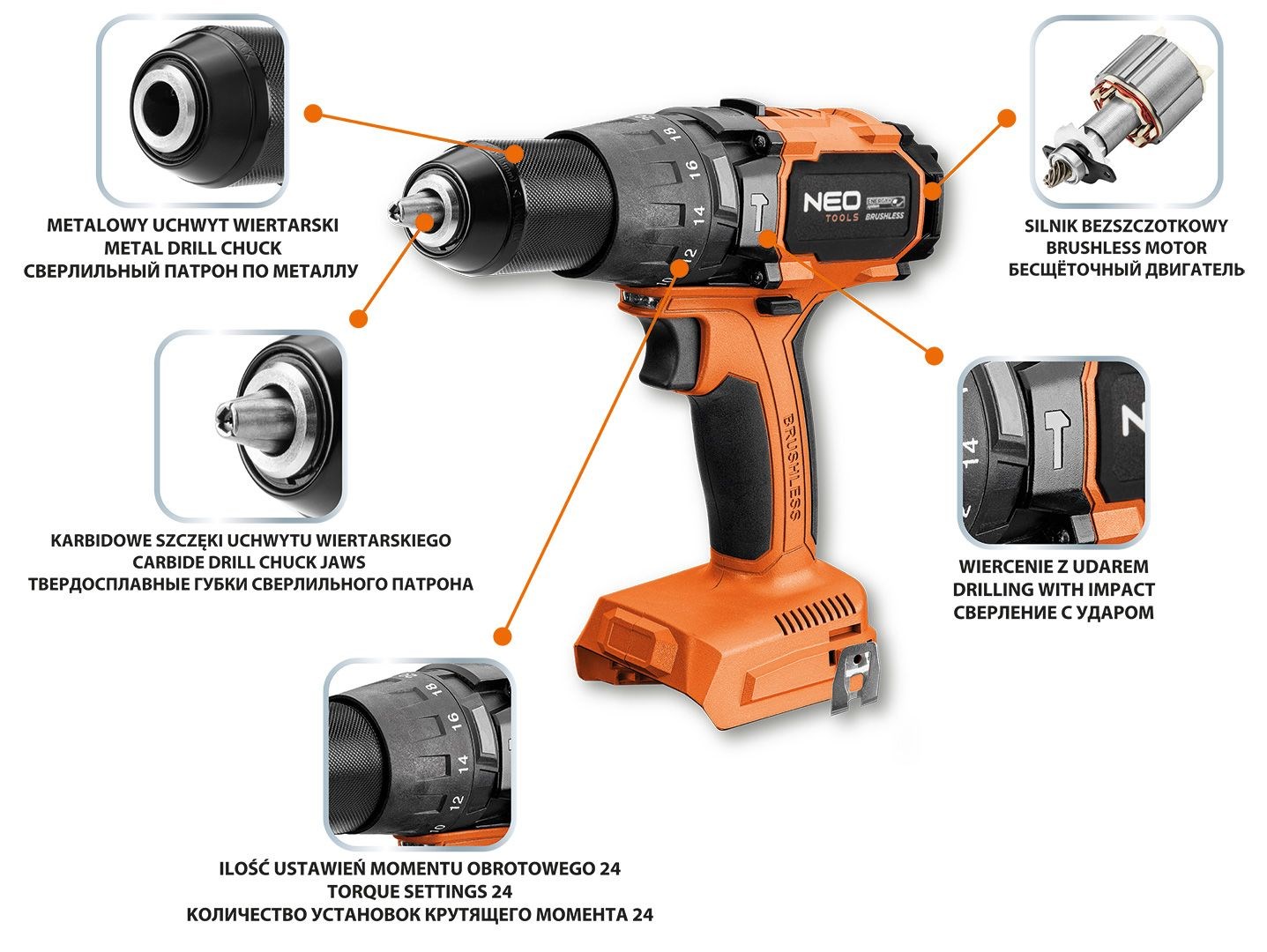 NEO Tools 04-616 Power Drill Accessory 1 Pc(S)