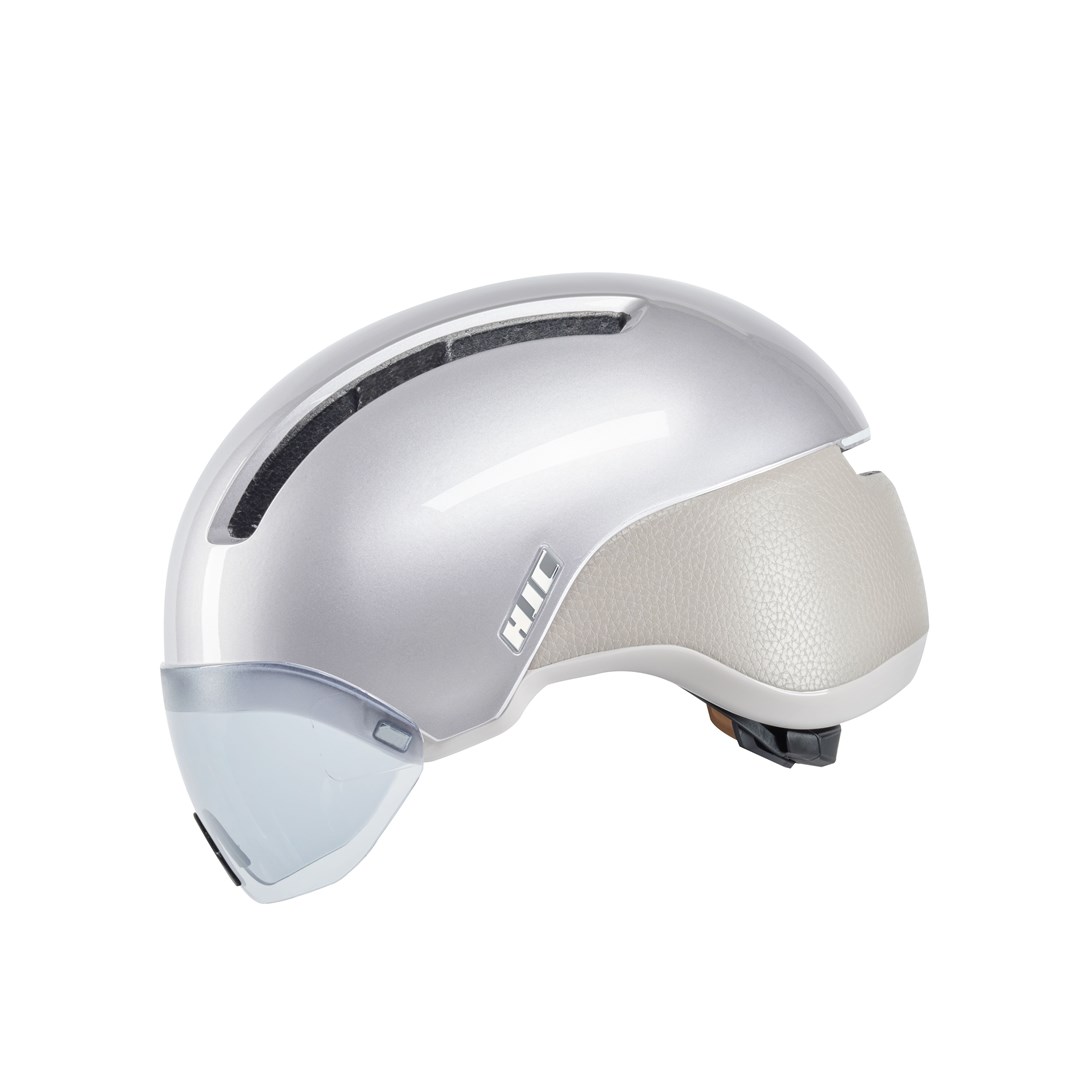 HJC CALIDO PLUS Silver Cycling Helmet PEARL GREYISH SILVER Size S