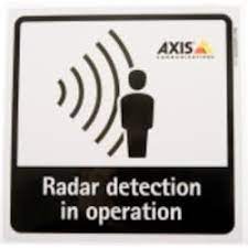 Axis Radar Detection Sticker - 10 Pack