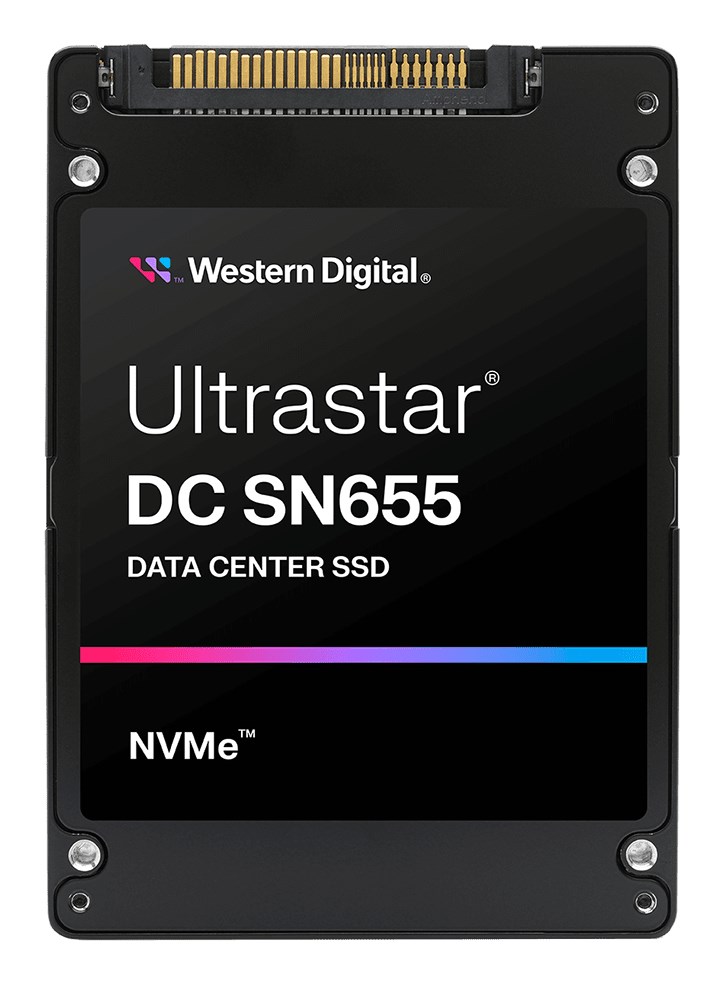 Western Digital Ultrastar DC SN655 15 TB U.3 PCI Express 4.0 NVMe TLC 3D NAND