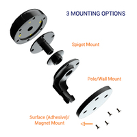 Poynting A-PUCK-0008-V2-01 network antenna Omni-directional antenna SMA 6.5 dBi