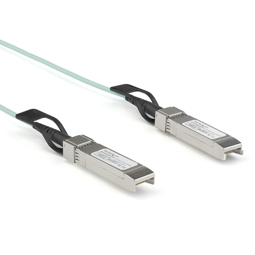 StarTech.com Dell EMC AOC-SFP-10G-3M Compatible 3m/9.84ft 10G SFP+ to SFP+ AOC Cable - 10GbE SFP+ Active Optical Fiber - 10Gbps SFP Plus/Mini GBIC/Transceiver Module Cable - ~Dell EMC AOC-SFP-10G-3M Compatible 3m/9.84ft 10G SFP+ to SFP+ AOC Cable - 10GbE SFP+ Active Optical Fiber - 10Gbps SFP Plus/Mini GBIC/Transceiver Module Cable -