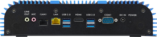 Shuttle Box-PC Industrial System BPCWL02-i5WA Intel® Core™ i5 i5-8365UE 8 GB DDR4-SDRAM 250 GB SSD Windows 10 IoT Enterprise Mini PC Black, Blue