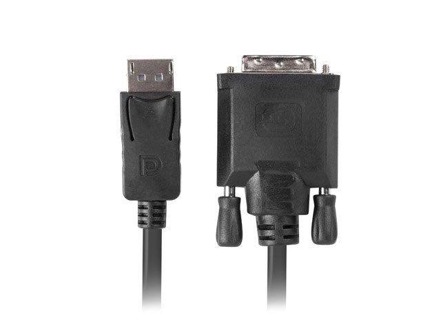 Lanberg CA-DPDV-10CU-0030-BK video cable adapter 3 m DisplayPort DVI-D Black