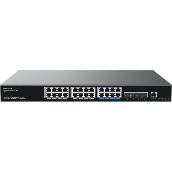 Grandstream GWN7822P 24 4P Multi-Gigabit Managed PoE Switch